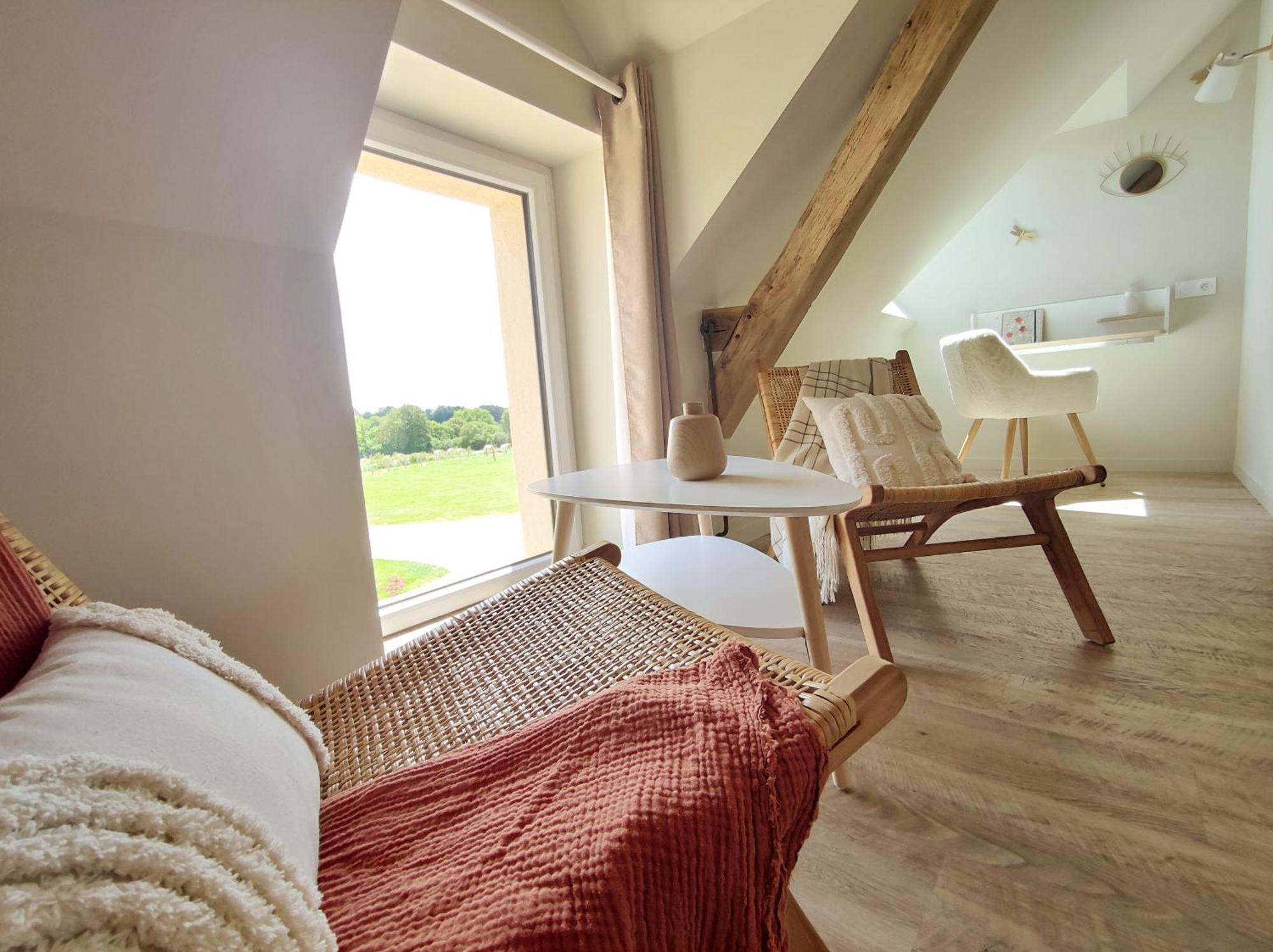 La Douce Halte - Gites Avec Spa Ou Sauna Saint-Ouen-Des-Toits 외부 사진